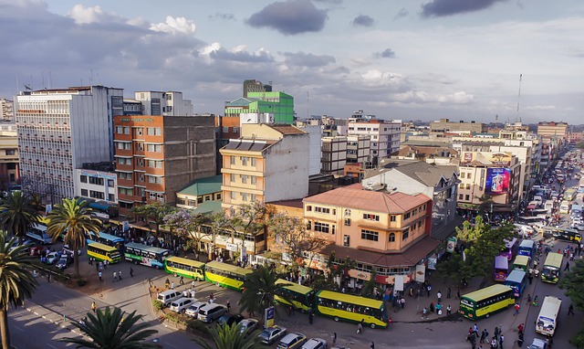 Lagos skyline - modern African cityscape